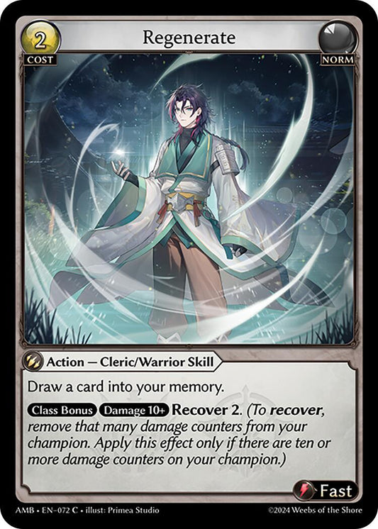 Regenerate (072) [Mortal Ambition] Foil