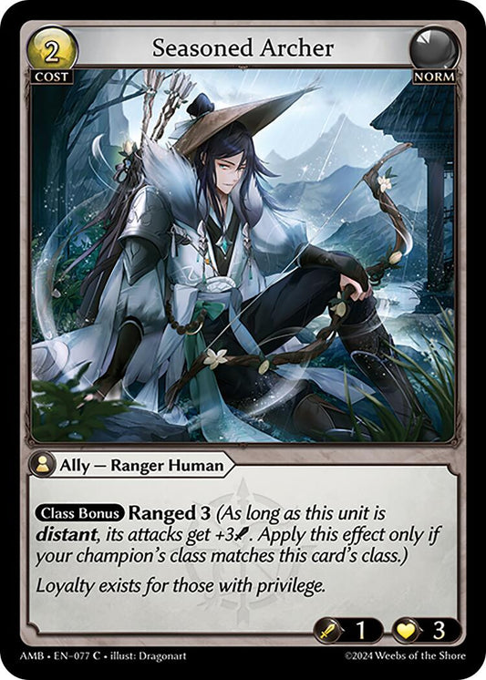 Seasoned Archer (077) [Mortal Ambition] Foil