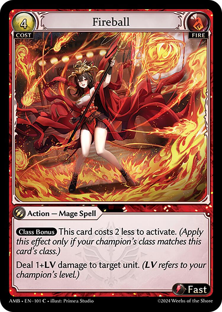 Fireball (101) [Mortal Ambition] Foil