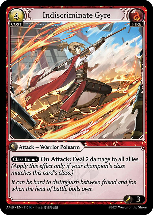 Indiscriminate Gyre (110) [Mortal Ambition] Foil