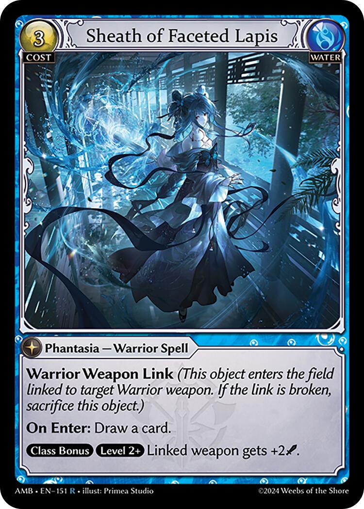 Sheath of Faceted Lapis (151) [Mortal Ambition] Foil
