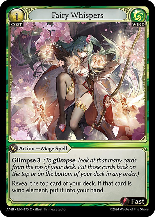 Fairy Whispers (175) [Mortal Ambition] Foil