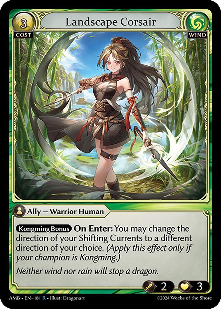 Landscape Corsair (181) [Mortal Ambition] Foil