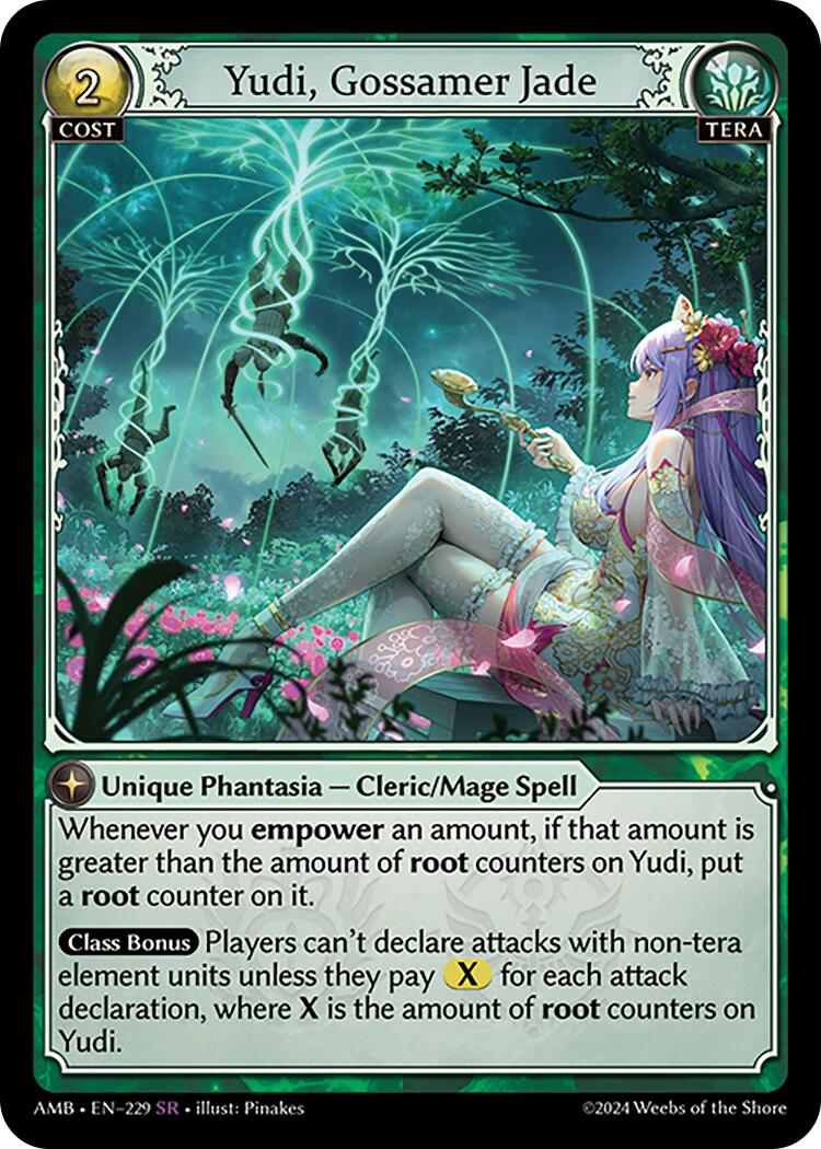 Yudi, Gossamer Jade (229) [Mortal Ambition] Foil