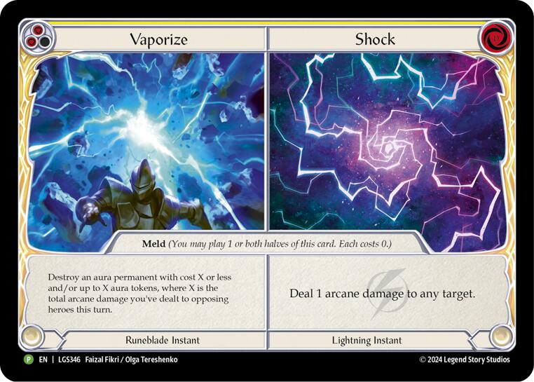 Vaporize // Shock [LGS346] (Promo)  Cold Foil | Silver Goblin