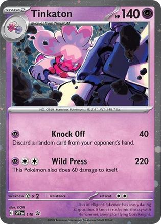 Tinkaton (SVP140) (Cosmos Holo) [Scarlet & Violet: Black Star Promos] | Silver Goblin