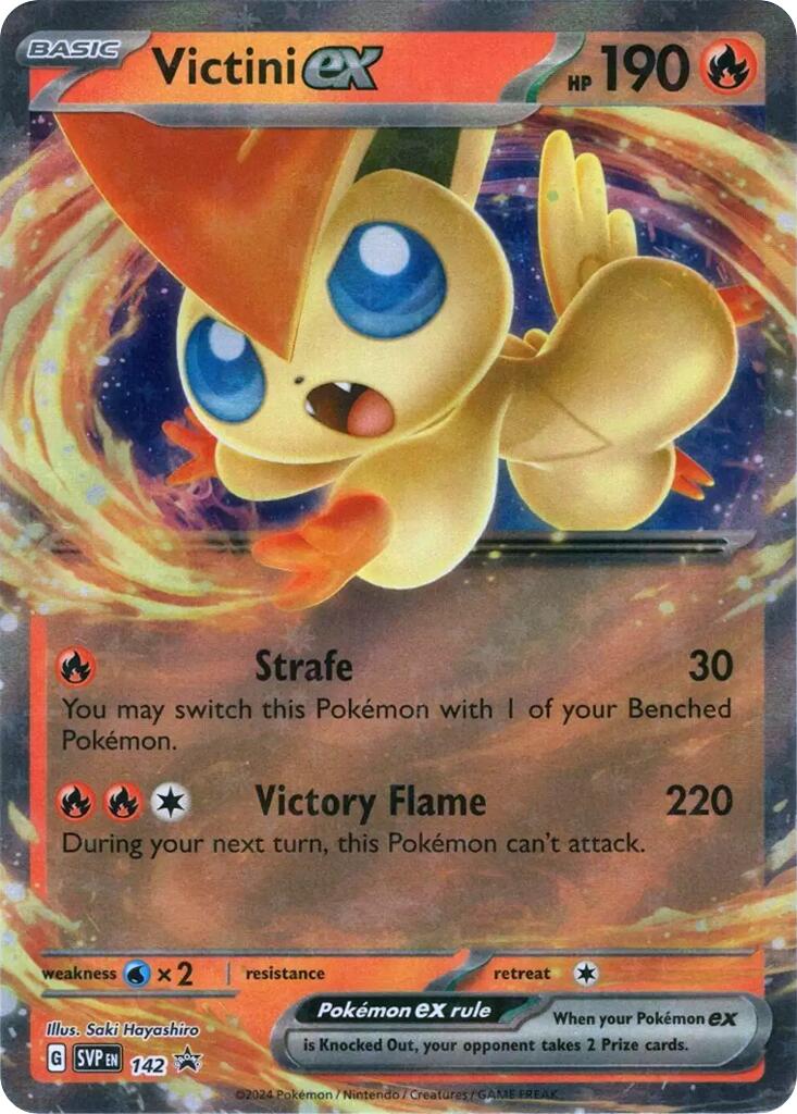 Victini ex (SVP142) [Scarlet & Violet: Black Star Promos] | Silver Goblin