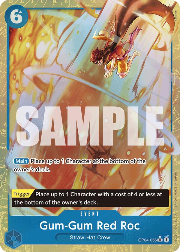 Gum-Gum Red Roc (Alternate Art) [Premium Booster -The Best-] | Silver Goblin