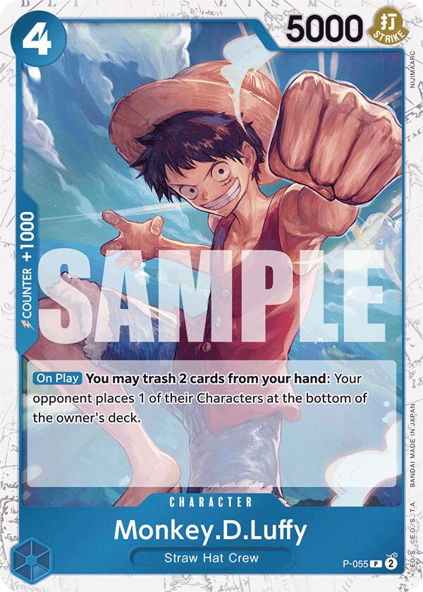 Monkey.D.Luffy (P-055) (Jolly Roger Foil) [Premium Booster -The Best-] | Silver Goblin