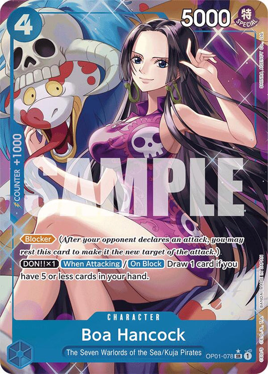 Boa Hancock (OP01-078) (Alternate Art) Foil (OP01-078) - Premium Booster -The Best-