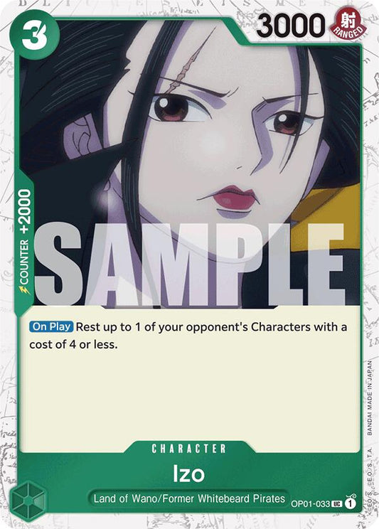 Izo (OP01-033) (Jolly Roger Foil) Foil (OP01-033) - Premium Booster -The Best-