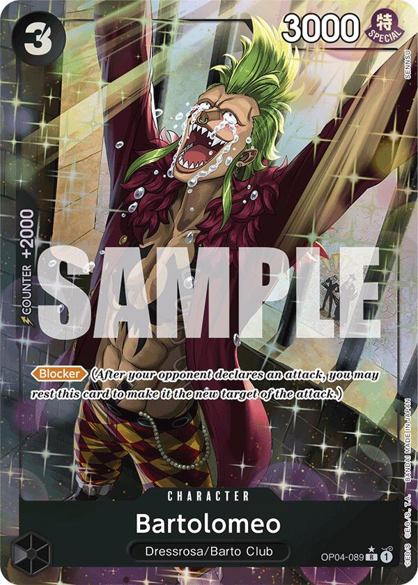 Bartolomeo (OP04-089) (Alternate Art) [Premium Booster -The Best-] | Silver Goblin