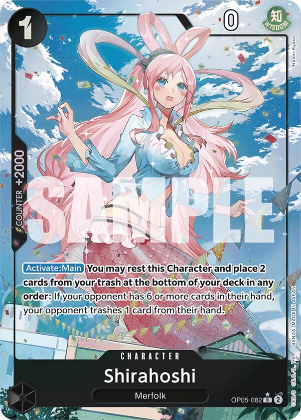 Shirahoshi (OP05-082) (Full Art) [Premium Booster -The Best-] | Silver Goblin