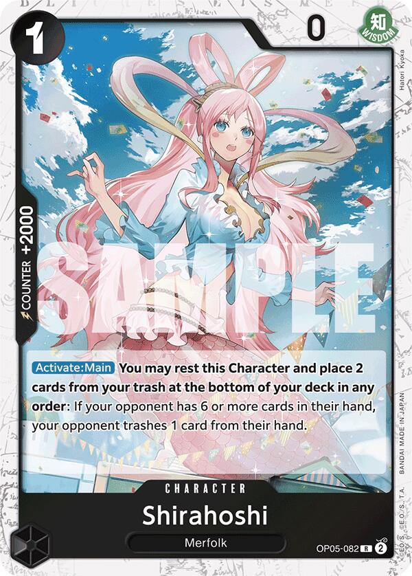 Shirahoshi (OP05-082) (Jolly Roger Foil) [Premium Booster -The Best-] | Silver Goblin