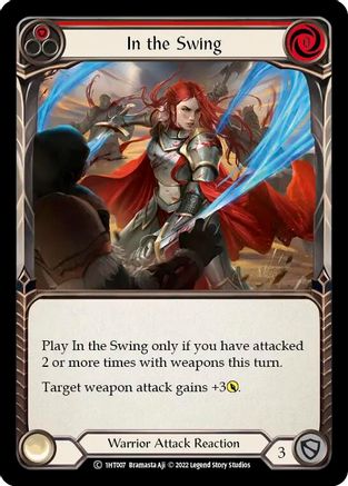 In the Swing (Red)  (1HT007) - Historic Pack 1 Blitz Deck: Dorinthea | Silver Goblin