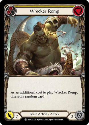 Wrecker Romp (Yellow) (1HR020) - Historic Pack 1 Blitz Deck: Rhinar | Silver Goblin