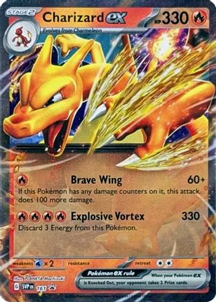 Charizard ex - 161 (161) Holofoil - SV Scarlet & Violet Promo Cards
