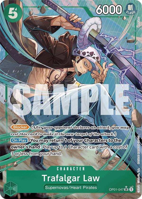 Trafalgar Law (OP01-047) (Full Art) [Premium Booster -The Best-] | Silver Goblin