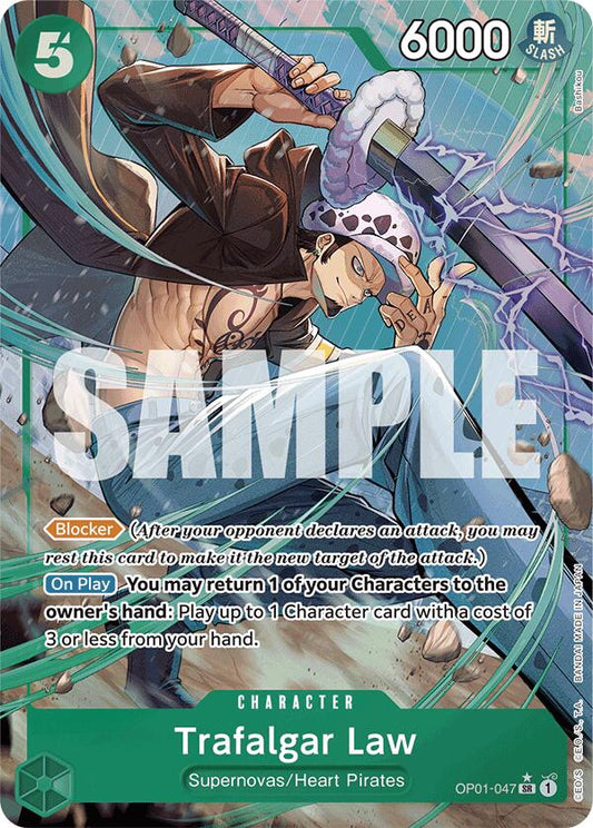 Trafalgar Law (OP01-047) (Alternate Art) Foil (OP01-047) - Premium Booster -The Best-