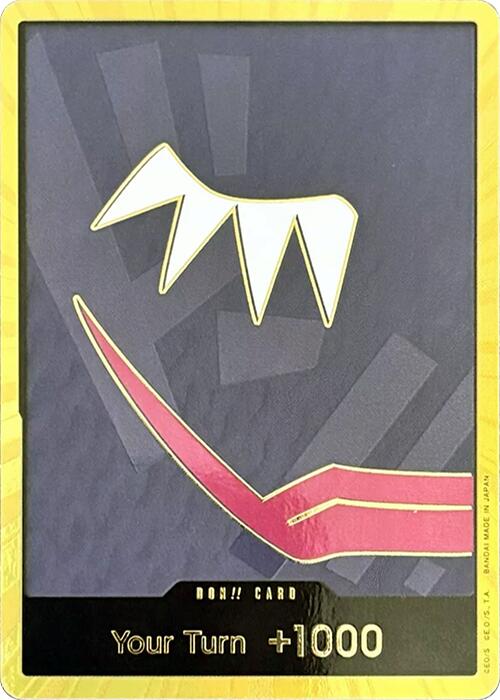 DON!! Card (Rosinante) (Gold) Foil - Premium Booster -The Best-