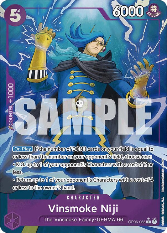 Vinsmoke Niji (OP06-065) (Full Art) Foil (OP06-065) - Premium Booster -The Best-