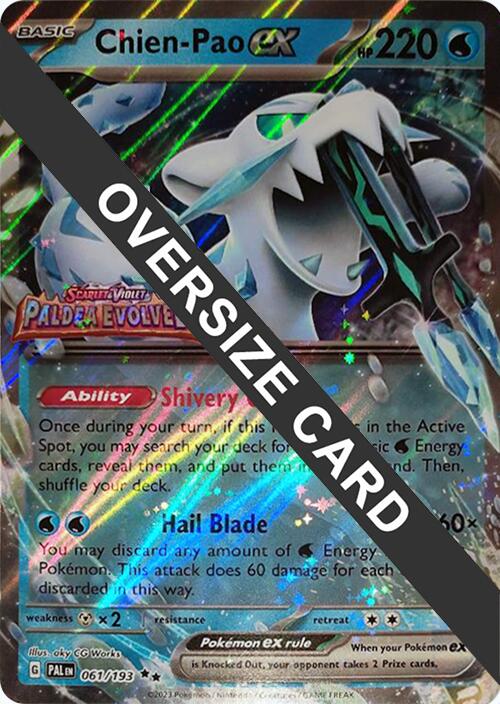 Chien-Pao ex (061/193) (Jumbo) [Scarlet & Violet: Black Star Promos] | Silver Goblin