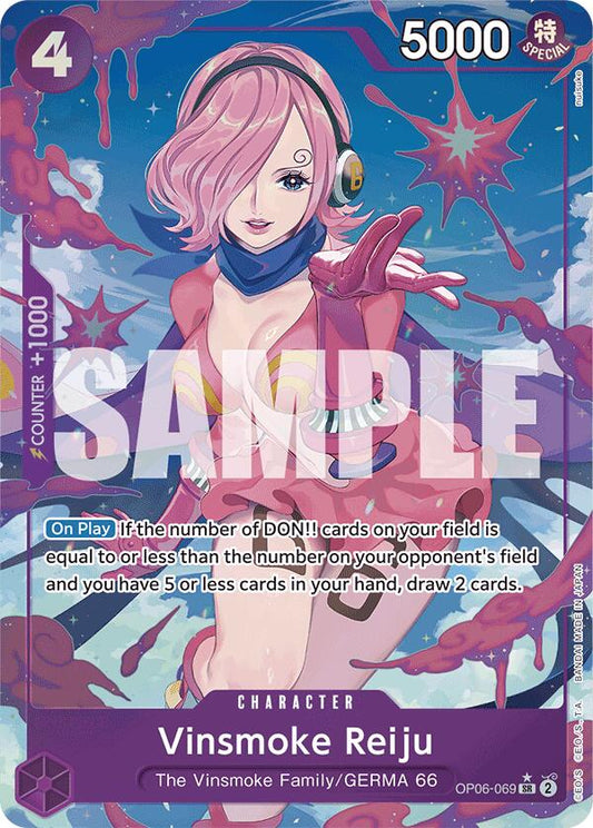 Vinsmoke Reiju (OP06-069) (Alternate Art) Foil (OP06-069) - Premium Booster -The Best-