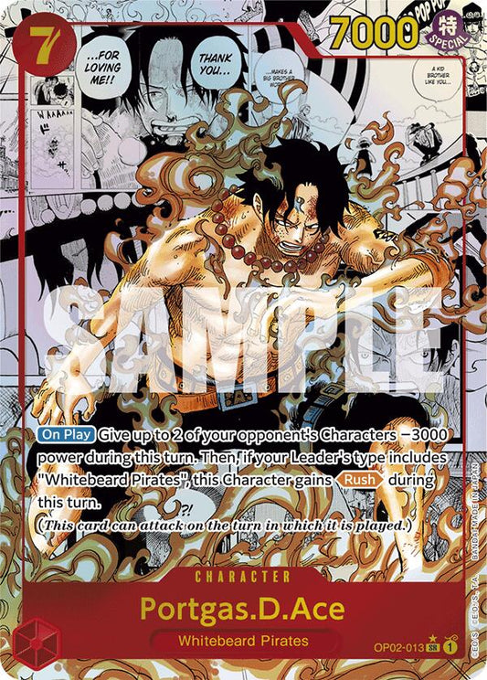 Portgas.D.Ace (Manga) Foil (OP02-013) - Premium Booster -The Best-