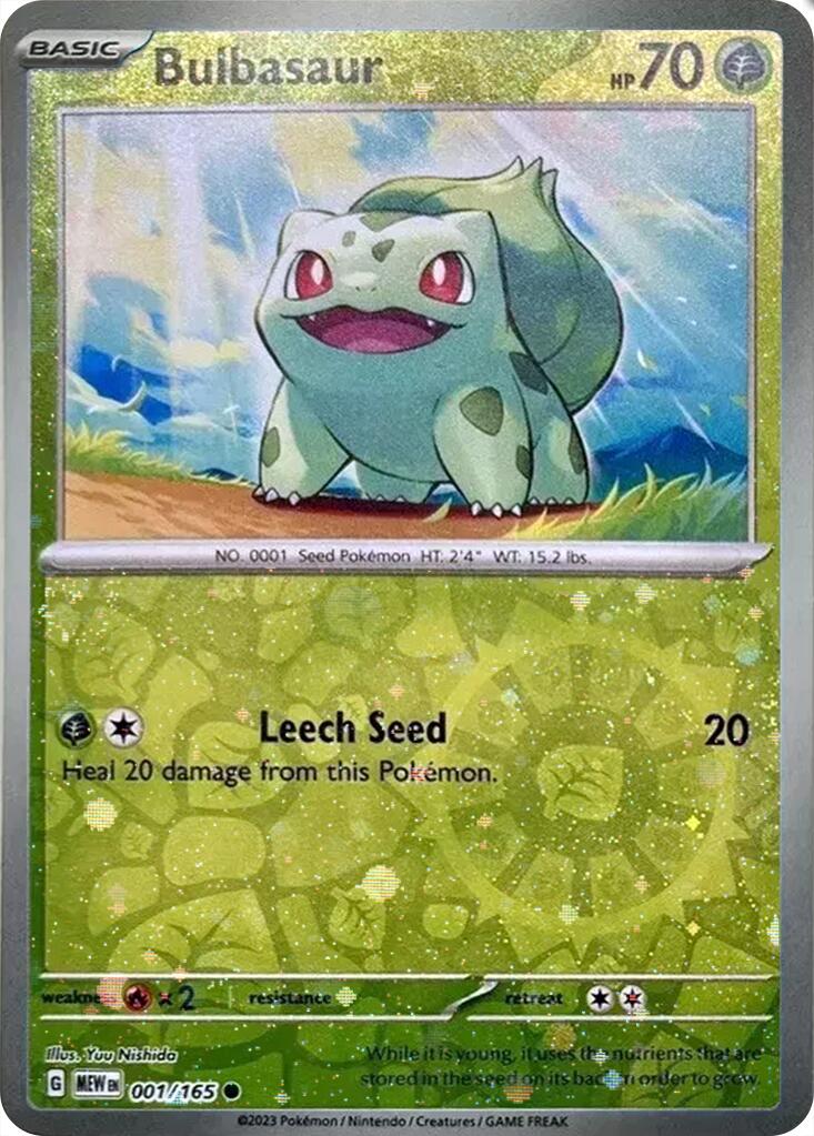 Bulbasaur (001/165) (Cosmos Holo) (Costco Exclusive) [Miscellaneous Cards] | Silver Goblin