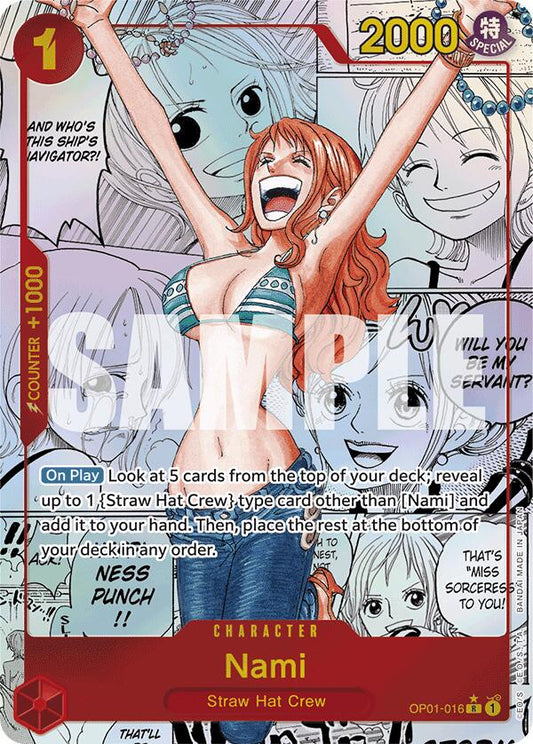 Nami (OP01-016) (Manga) Foil (OP01-016) - Premium Booster -The Best-