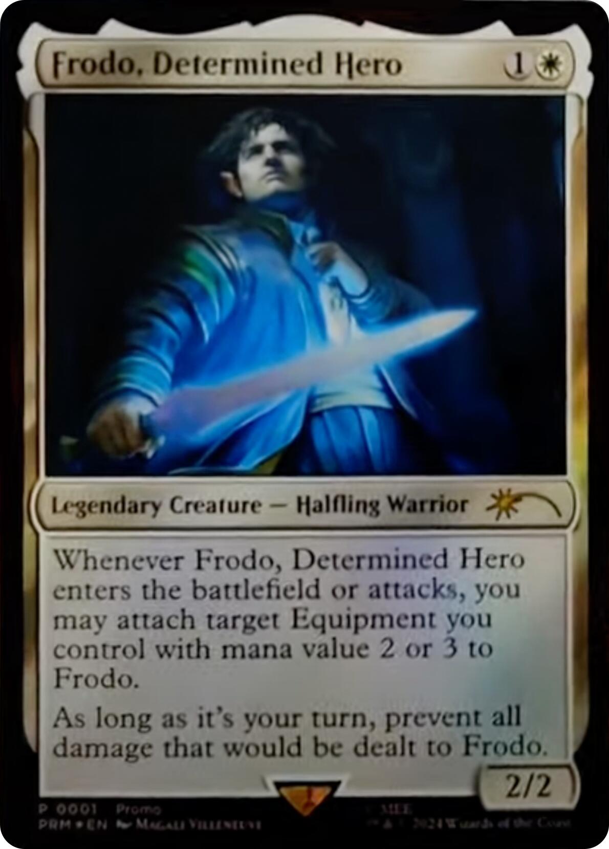 Frodo, Determined Hero [Resale Promos] | Silver Goblin