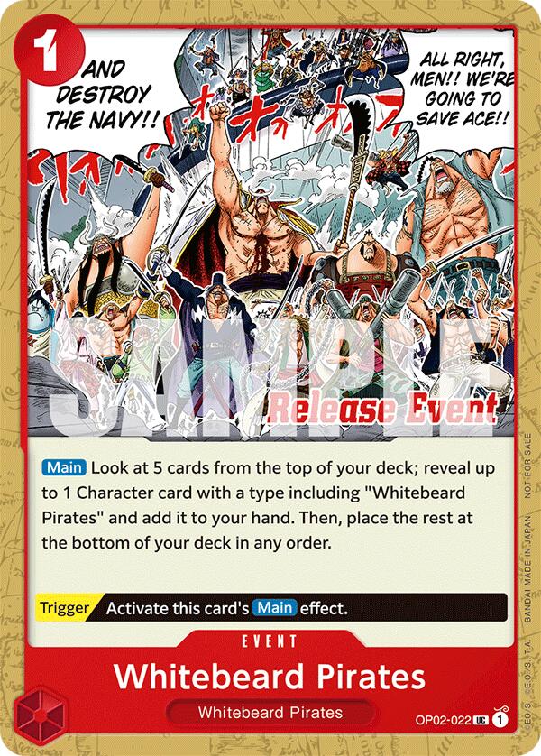 Whitebeard Pirates (ST15 - ST20 Release Event Pack) [One Piece Promotion Cards] | Silver Goblin