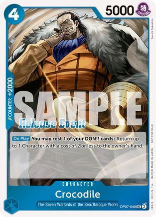 Crocodile (ST15 - ST20 Release Event Winner Pack) [One Piece Promotion Cards] | Silver Goblin