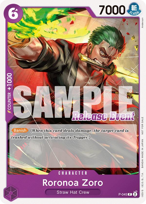 Roronoa Zoro (ST15 - ST20 Release Event Pack) [One Piece Promotion Cards] | Silver Goblin