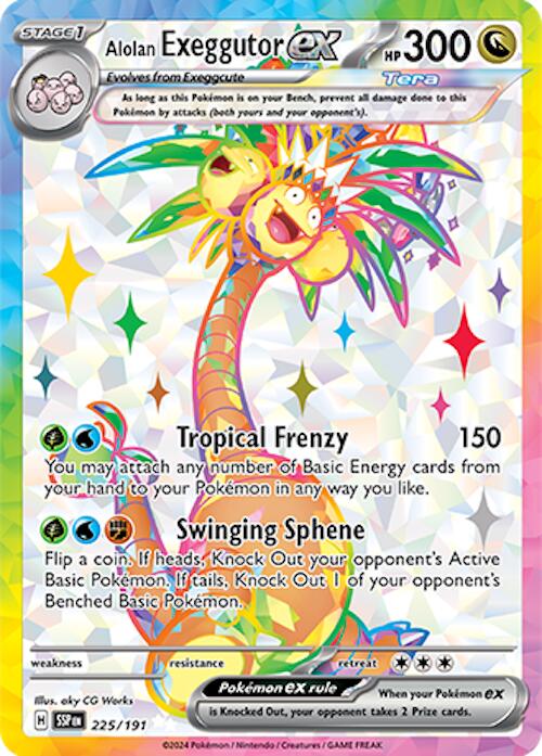 Alolan Exeggutor ex (225/191) [Scarlet & Violet: Surging Sparks] | Silver Goblin