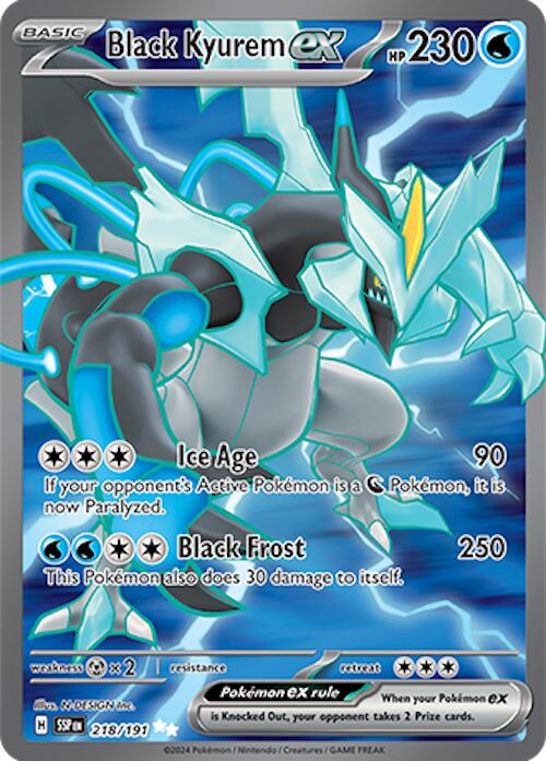 Black Kyurem ex (218/191) [Scarlet & Violet: Surging Sparks] | Silver Goblin