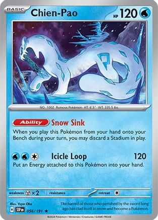 Chien-Pao (056/191) [Scarlet & Violet: Surging Sparks] | Silver Goblin