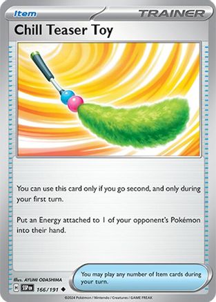 Chill Teaser Toy (166/191) [Scarlet & Violet: Surging Sparks] Reverse Holofoil