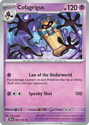 Cofagrigus (083/191) [Scarlet & Violet: Surging Sparks] Reverse Holofoil