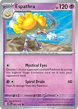 Espathra (095/191) [Scarlet & Violet: Surging Sparks] Reverse Holofoil