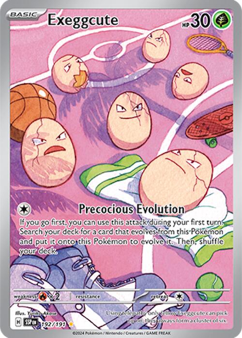 Exeggcute (192/191) [Scarlet & Violet: Surging Sparks] | Silver Goblin