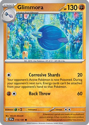 Glimmora (115/191) [Scarlet & Violet: Surging Sparks] Reverse Holofoil