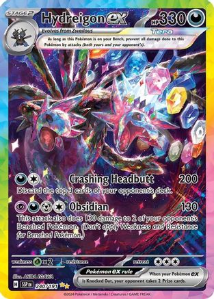 Hydreigon ex (240/191) [Scarlet & Violet: Surging Sparks]