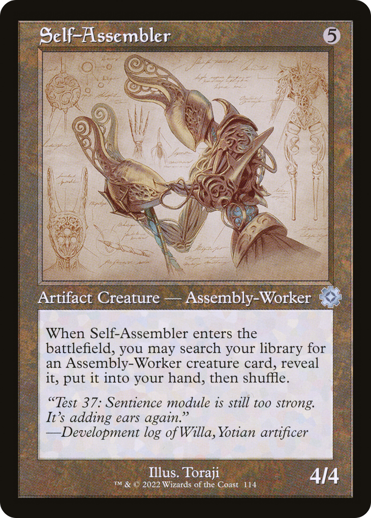 Self-Assembler (Retro Schematic) [The Brothers' War Retro Artifacts] | Silver Goblin