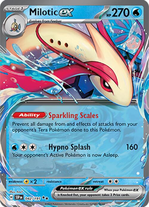 Milotic ex (042/191) [Scarlet & Violet: Surging Sparks] | Silver Goblin