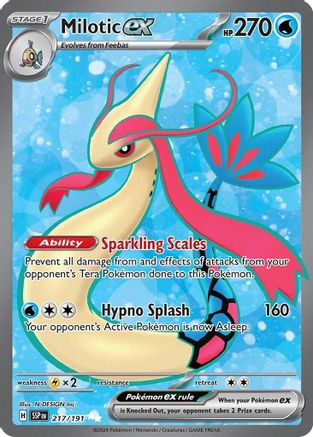 Milotic ex (217/191) [Scarlet & Violet: Surging Sparks]