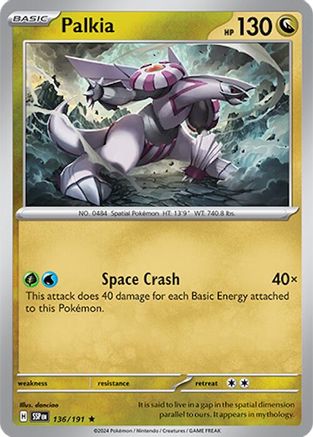 Palkia (136/191) [Scarlet & Violet: Surging Sparks] Reverse Holofoil