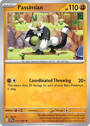 Passimian (111/191) [Scarlet & Violet: Surging Sparks] Reverse Holofoil