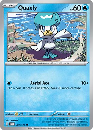 Quaxly (050/191) [Scarlet & Violet: Surging Sparks] Reverse Holofoil