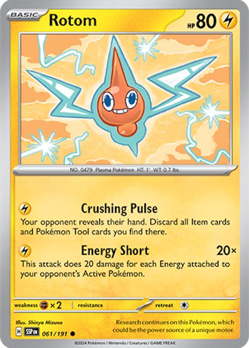 Rotom (061/191) [Scarlet & Violet: Surging Sparks] | Silver Goblin